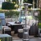 50000 BTU Stainless Steel Propane Outdoor Heater with Trip Over Protection and 2 Handles